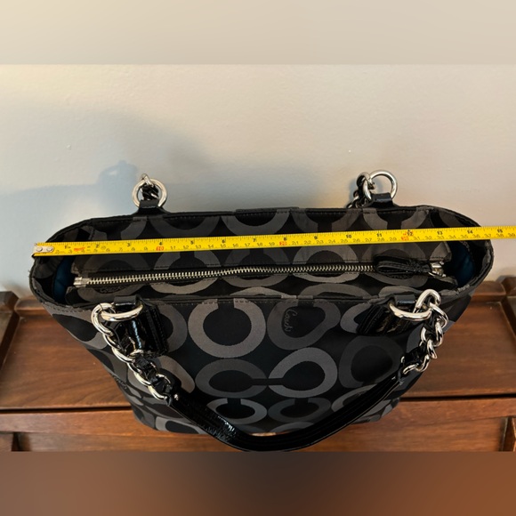 Coach Black/Grey Madison Bag - Picture 9 of 16